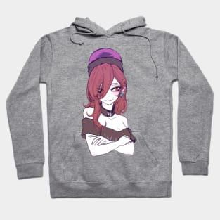 Gothic Anime Girl Witchcore Hoodie